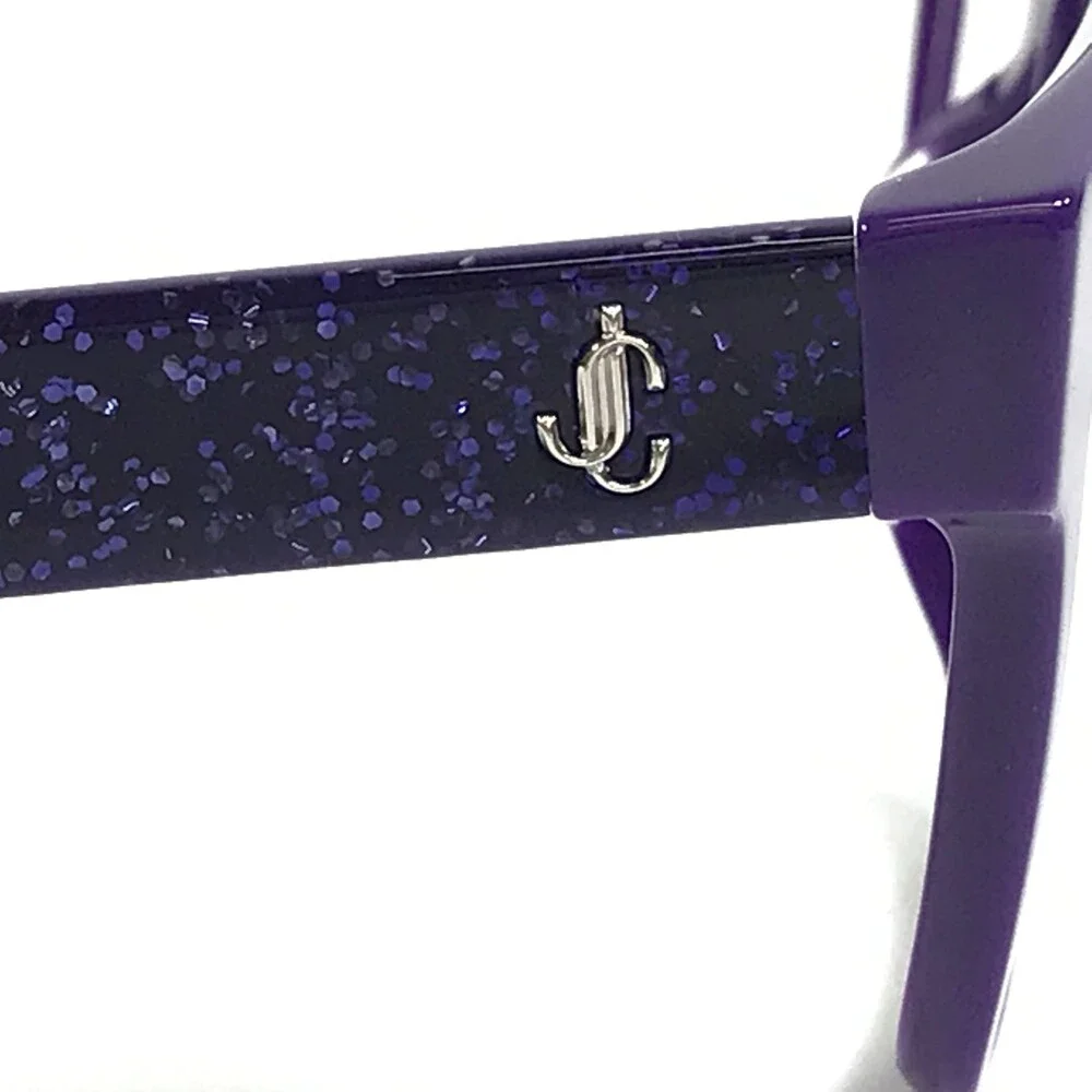 Jimmy Choo Eyeglasses Frames JC3006U 5050 Purple Cat Eye Full Rim 53-16-140